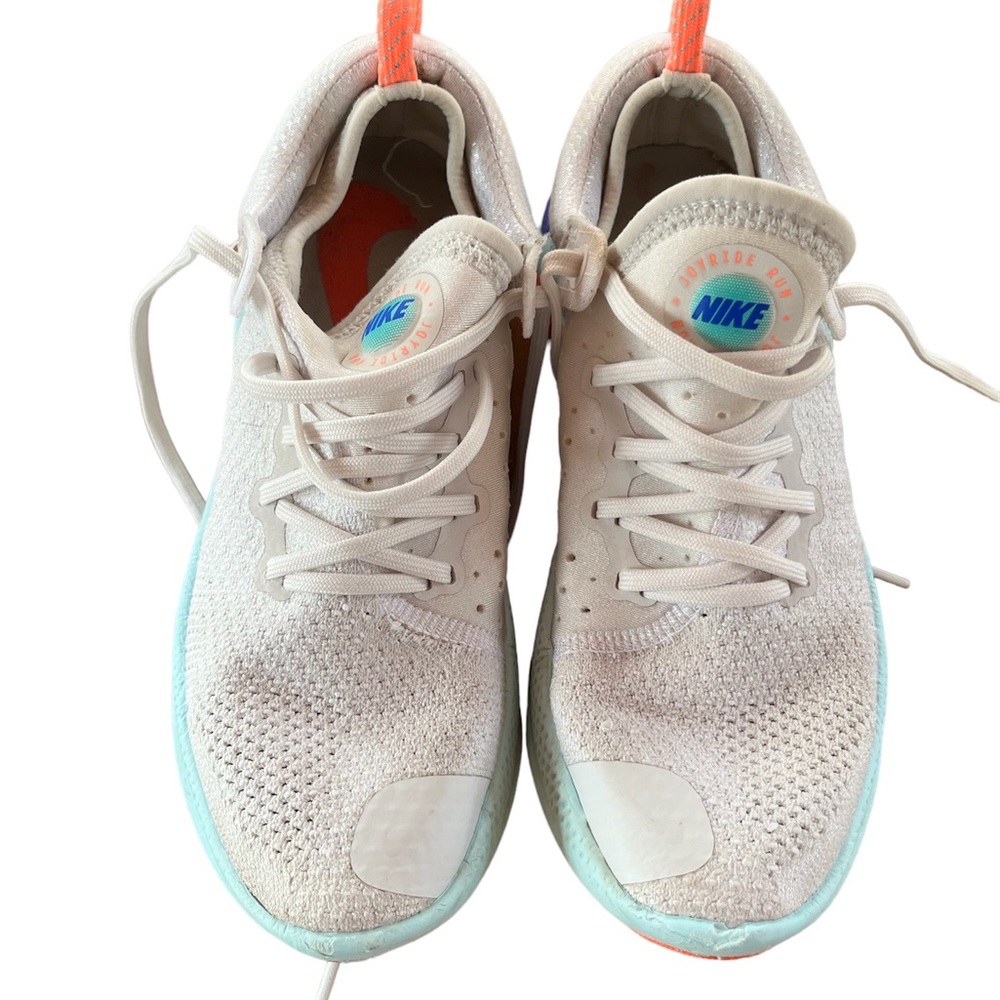Nike joyride run flyknit women’s 7 bright mango running shoes